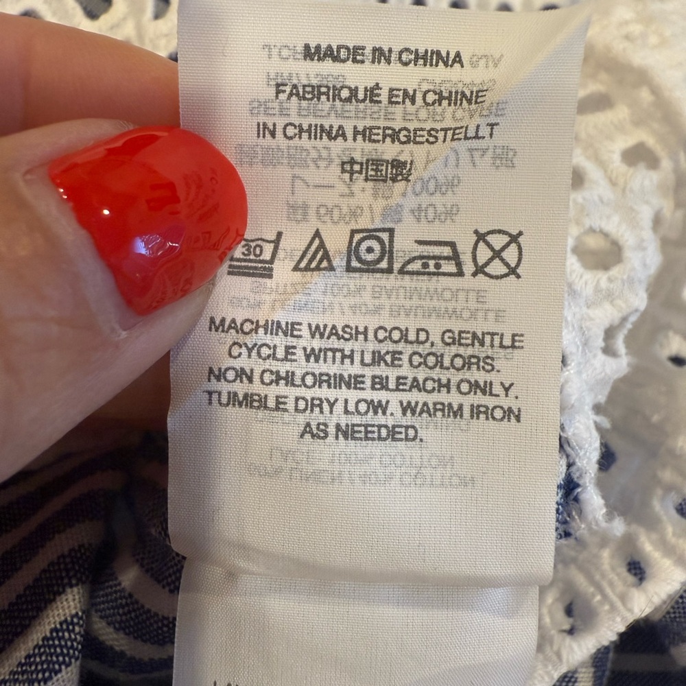 J.CREW Nautical Stripe Swimsuit Coverup Dress size‎ XS - Picture 8 of 8